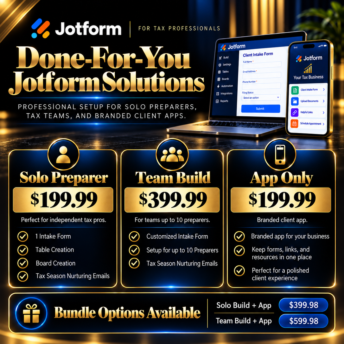 Done-For-You Jotform Build
