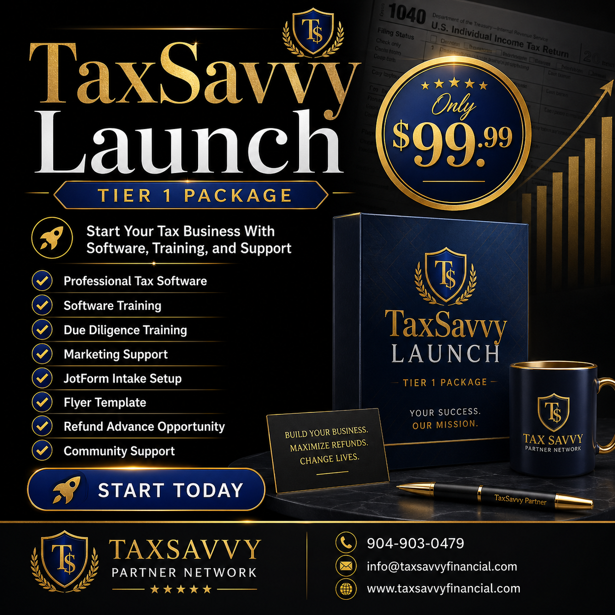 TaxSavvy Launch Tier 1 Package