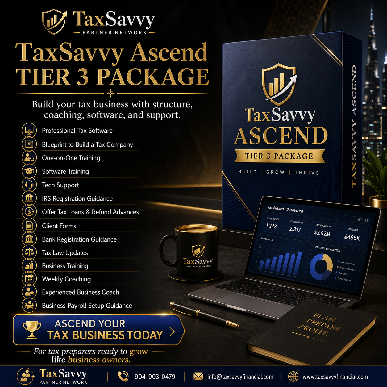TaxSavvy Ascend Tier 3 Package