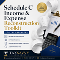 Schedule C Income & Expense Reconstruction Toolkit for Tax Preparers